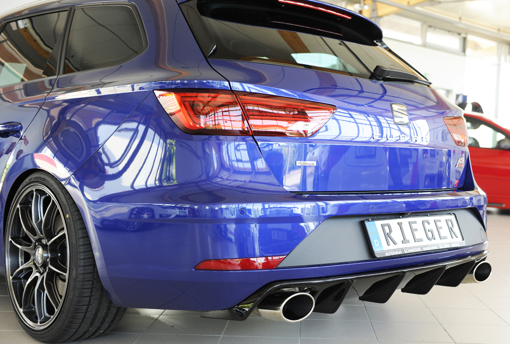 Difusor Seat Leon Cupra (5F) 5-dr. (ST/station wagon) 01.17- -Preto Brilhante - Image 6