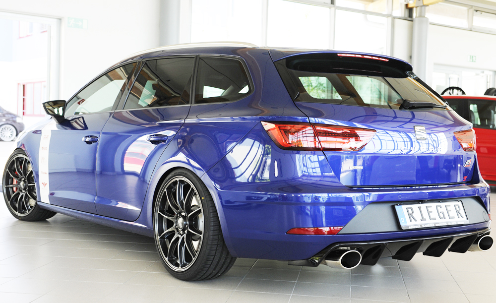 Difusor Seat Leon Cupra (5F) 5-dr. (ST/station wagon) 01.17- -Preto Brilhante - Image 7