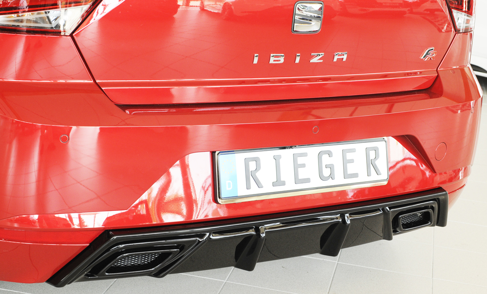 Difusor Seat Ibiza FR (KJ) 5-dr. 01.17- -Preto Brilhante - Image 7