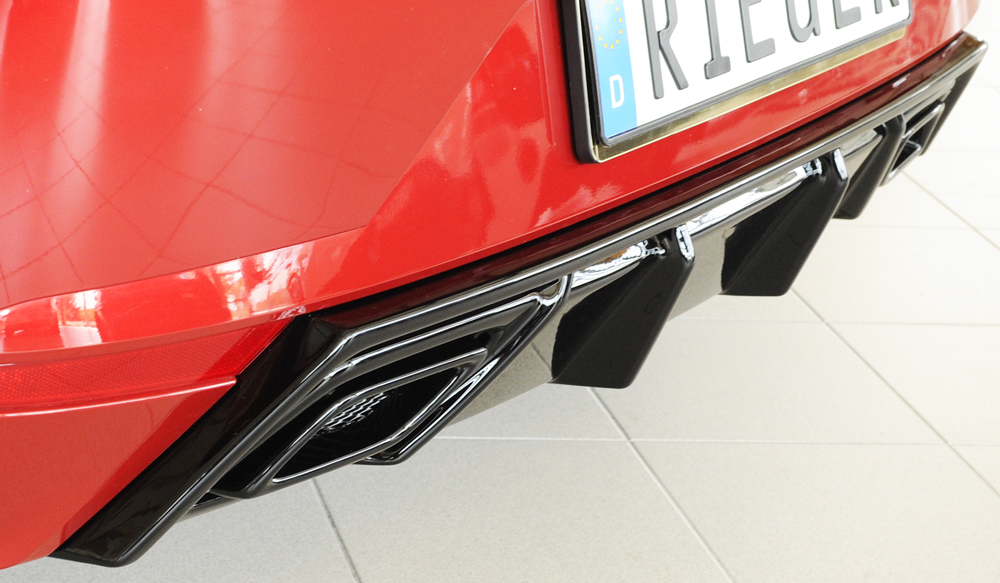 Difusor Seat Ibiza FR (KJ) 5-dr. 01.17- -Preto Brilhante - Image 9