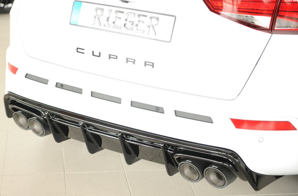 Difusor Seat Ateca Cupra (5FP) 09.18-07.20 -Preto Brilhante - Image 9
