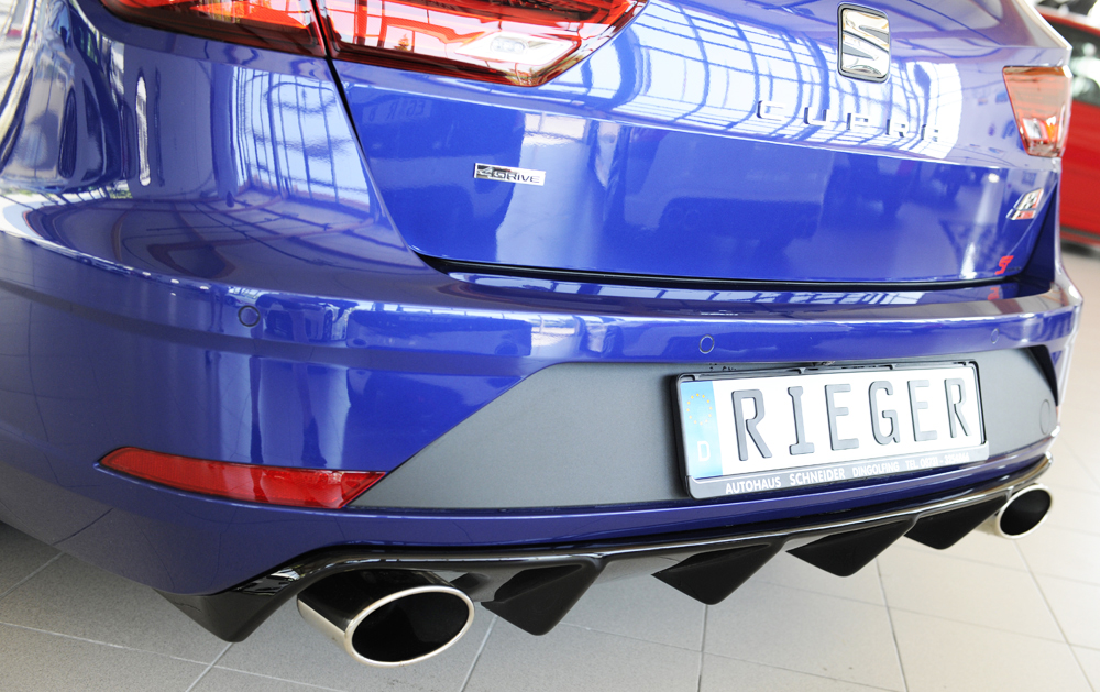 Difusor Seat Leon Cupra (5F) 5-dr. (ST/station wagon) 01.17- -Preto Brilhante - Image 5