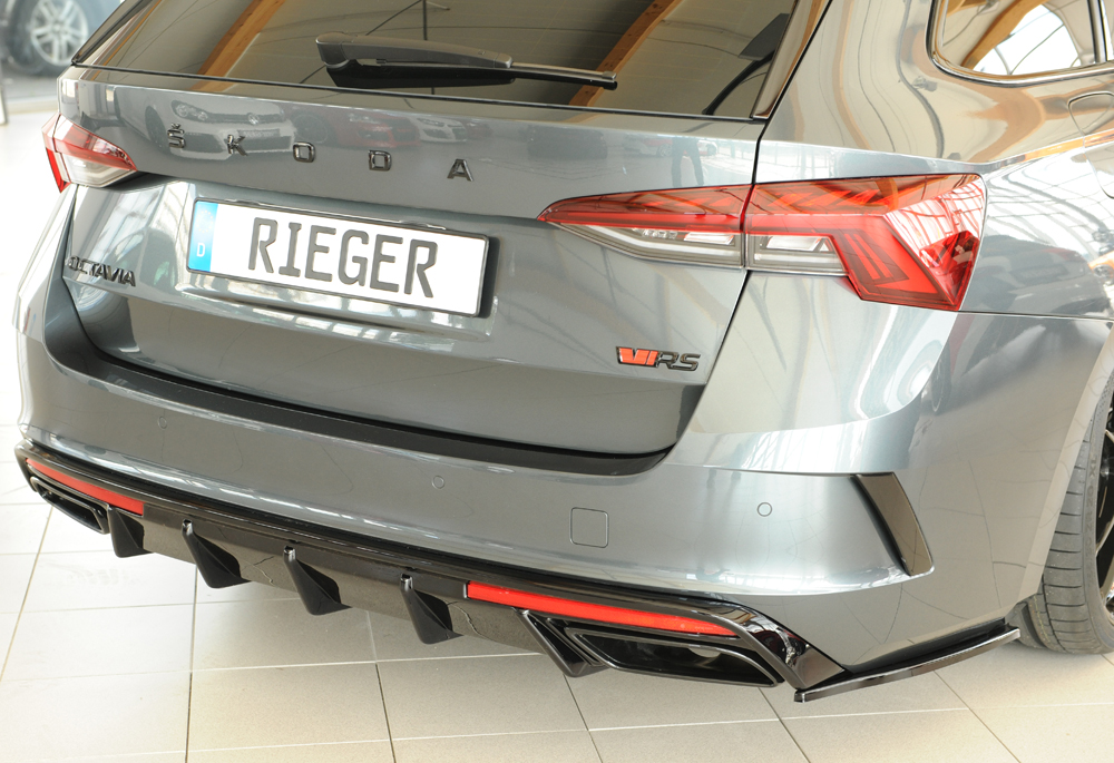 Difusor Skoda Octavia RS (NX) sedan 07.20- -Preto Brilhante - Image 9