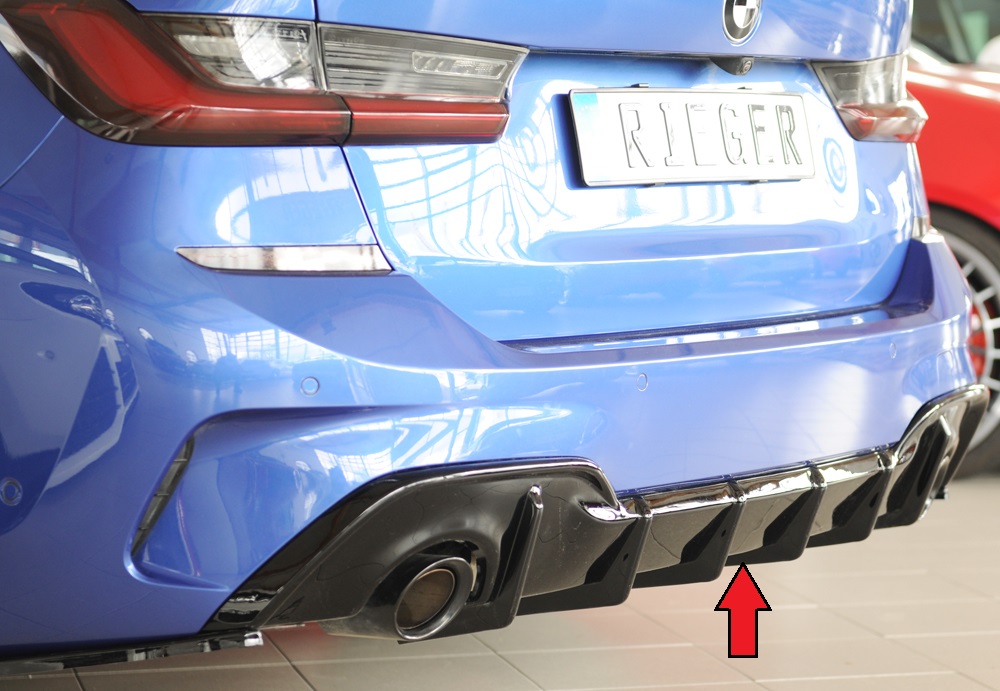 Difusor BMW 3-series G21 (G3K) touring 03.19-06.22 -Preto Brilhante - Image 6