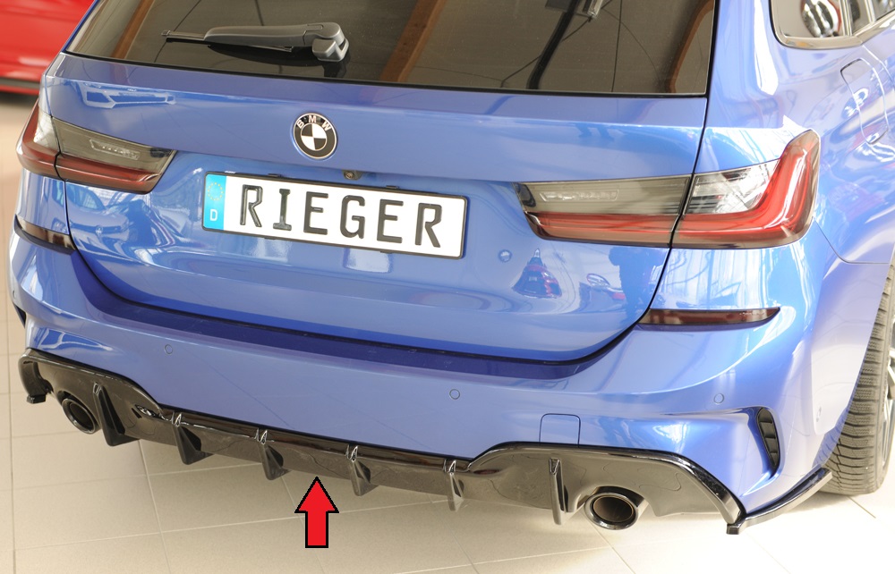 Difusor BMW 3-series G21 (G3K) touring 03.19-06.22 -Preto Brilhante - Image 8