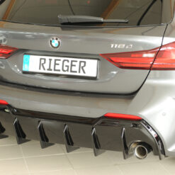 Alternative view of Difusor BMW 1-series F40  (F1H) hatchback / 4-dr. 07.19-  -Preto Brilhante