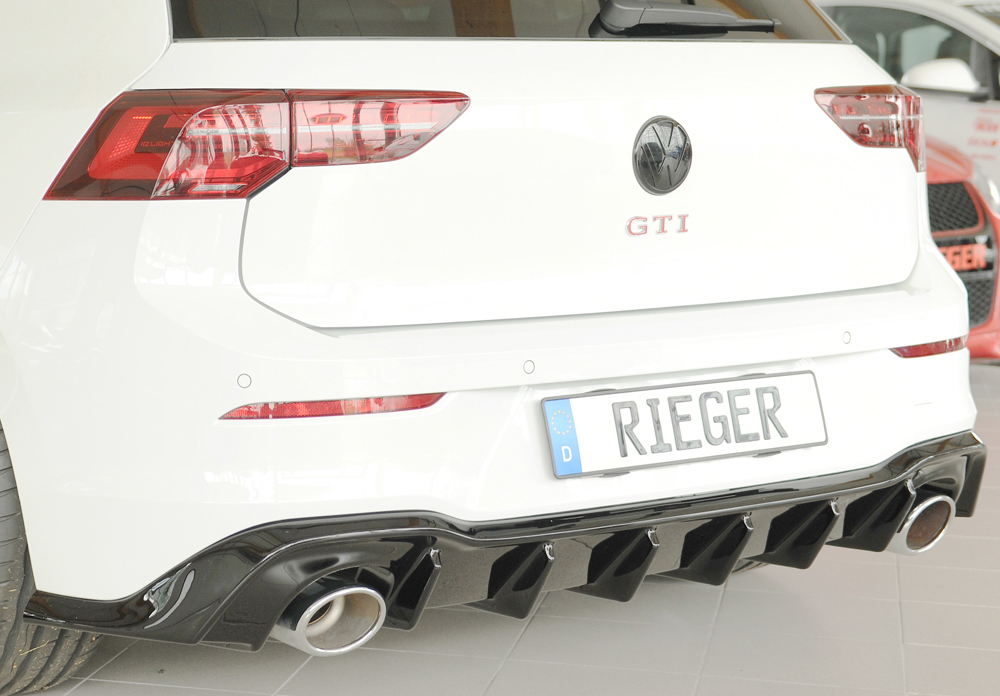 Difusor VW Golf 8 GTI Clubsport 5-dr. 10.20- -Preto Brilhante - Image 2
