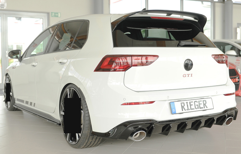 Difusor VW Golf 8 GTI Clubsport 5-dr. 10.20- -Preto Brilhante - Image 3