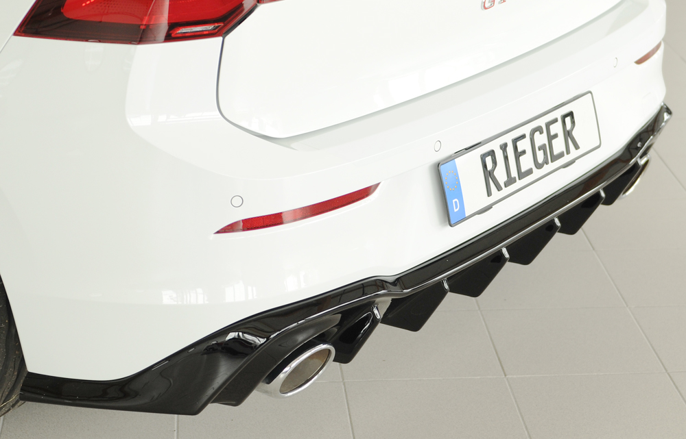 Difusor VW Golf 8 GTI Clubsport 5-dr. 10.20- -Preto Brilhante - Image 6