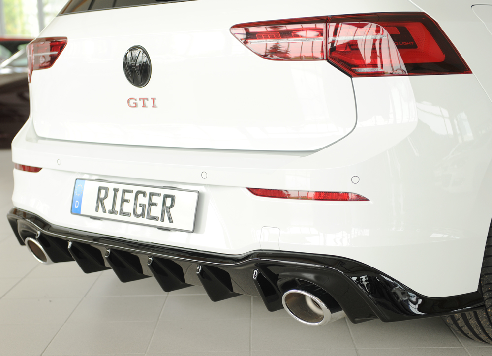 Difusor VW Golf 8 GTI Clubsport 5-dr. 10.20- -Preto Brilhante - Image 8