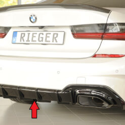 Difusor BMW 3-series G21  (G3K) touring 03.19-06.22   -Preto Brilhante