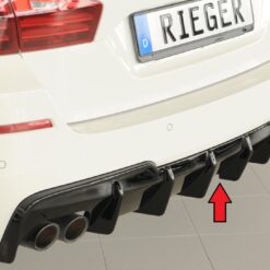Difusor BMW 5-series F11  (5K) touring 09.10-06.13   -Preto Brilhante