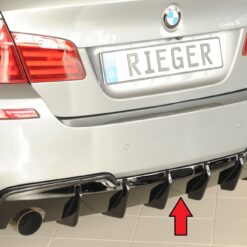 Difusor BMW 5-series F11  (5K) touring 09.10-06.13   -Preto Brilhante