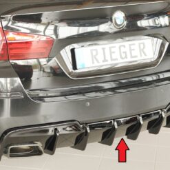 Difusor BMW 5-series F11  (5K) touring 09.10-06.13   -Preto Brilhante