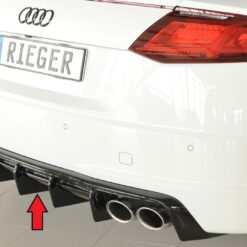 Difusor Audi TTS (8J-FV/8S) roadster 07.14-08.18  (S-LINE) -Preto Brilhante