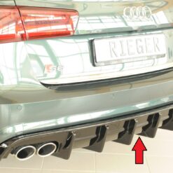 Difusor Audi A6 S6 (4G/C7) sedan 09.14-  (S-LINE) -Preto Brilhante