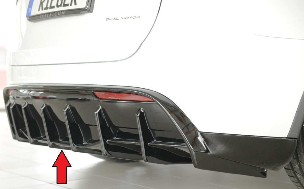 Difusor Tesla Model Y (003/005) 03.20- -Preto Brilhante - Image 4