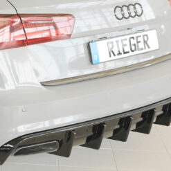 Alternative view of Difusor Audi A6 (4G/C7) sedan 09.14-  (S-LINE) -Preto Brilhante