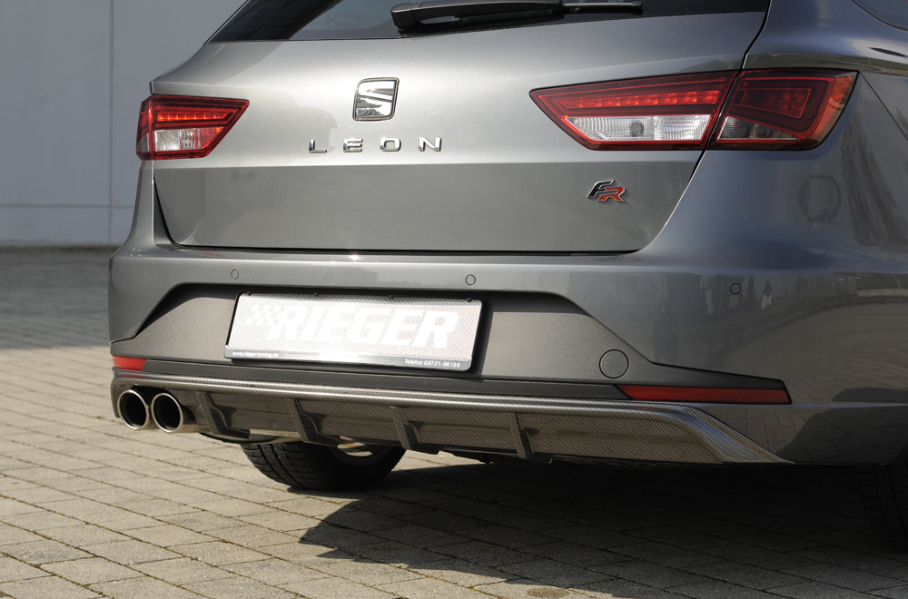 Difusor Seat Leon FR (5F) 5-dr. (ST/station wagon) 01.13-12.16 -Look Carbono - Image 6