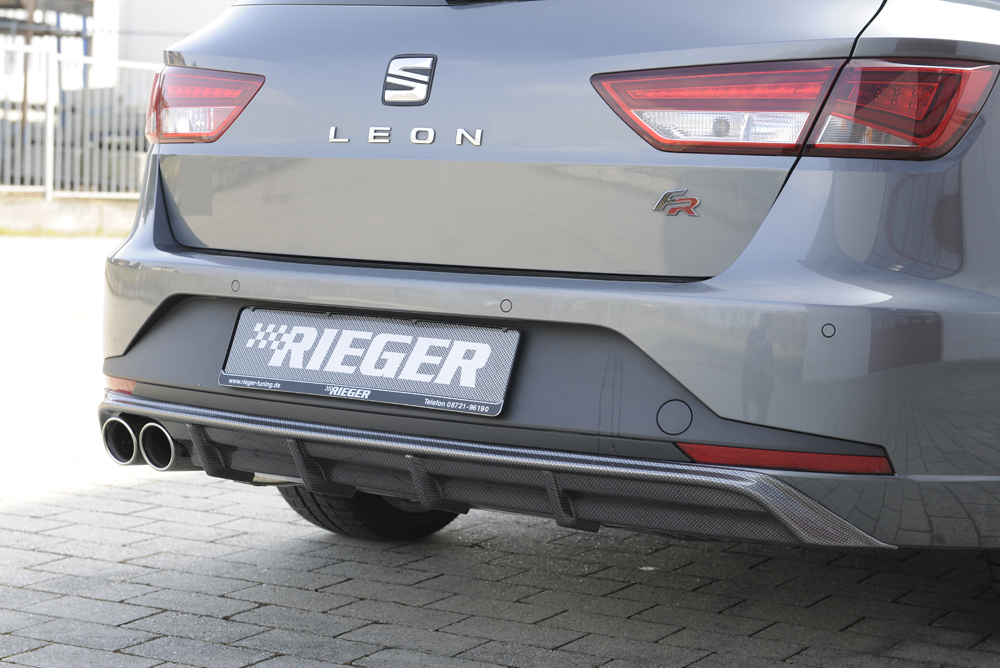 Difusor Seat Leon FR (5F) 5-dr. (ST/station wagon) 01.13-12.16 -Look Carbono - Image 7