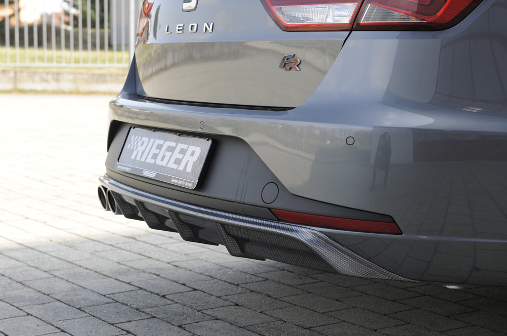 Difusor Seat Leon FR (5F) 5-dr. (ST/station wagon) 01.13-12.16 -Look Carbono - Image 8