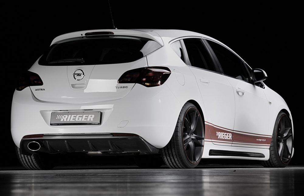 Difusor Opel Astra J hatchback 11.08-09.12 -Look Carbono - Image 5