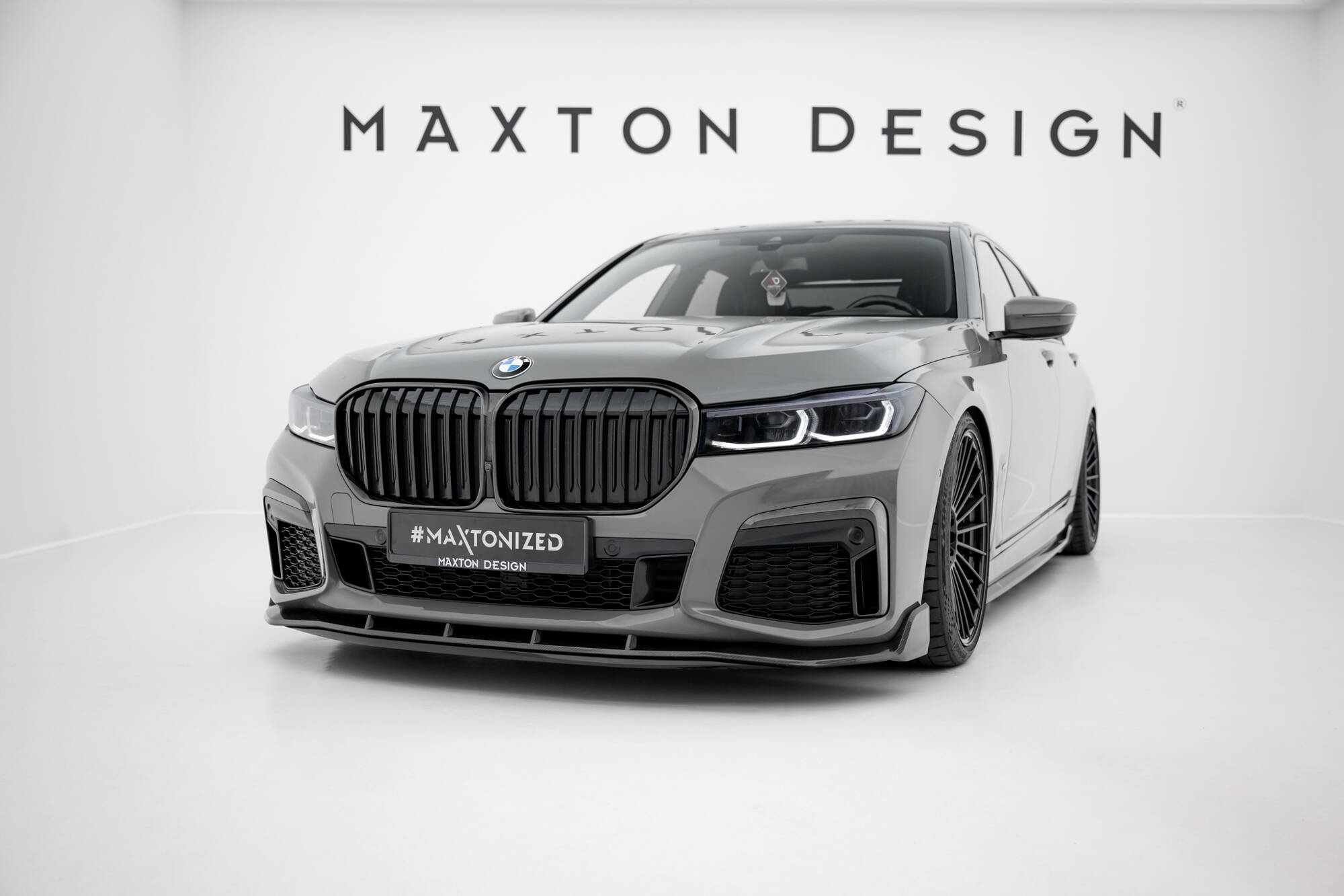 Carbon Fiber Front Splitter + ABS Splitter BMW 7 M-Pack G11 Facelift - Image 3