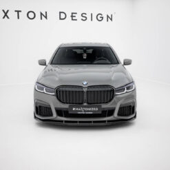 Alternative view of Carbon Fiber Front Splitter + ABS Splitter BMW 7 M-Pack G11 Facelift