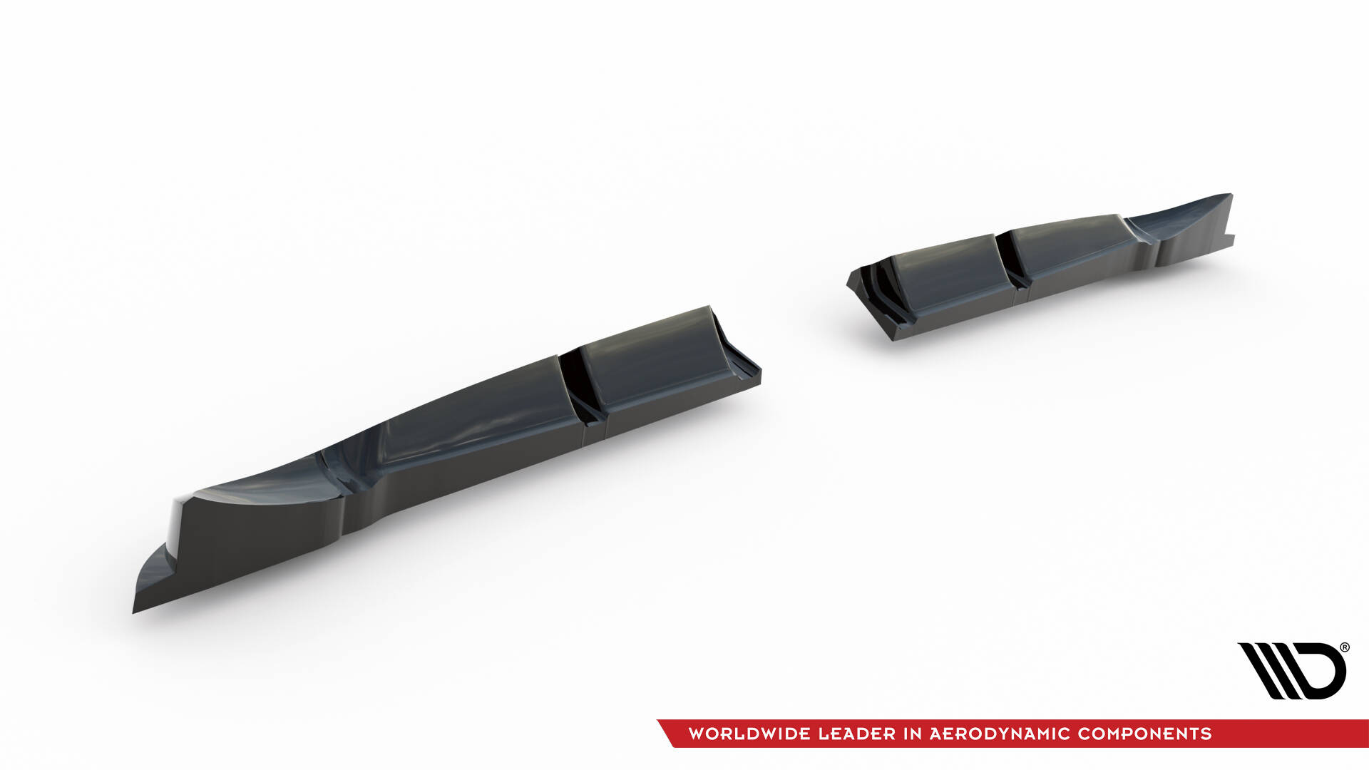 Rear Splitter (with vertical bars) Brabus Smart Fortwo C451 Facelift - Image 6