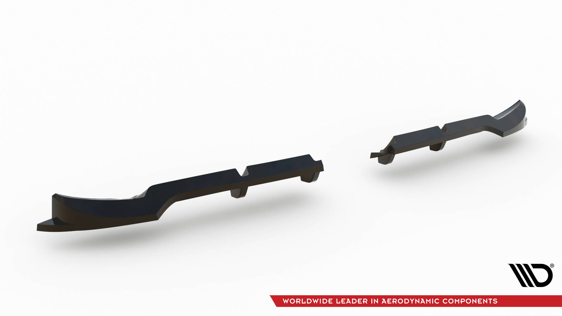Rear Splitter (with vertical bars) Brabus Smart Fortwo C451 Facelift - Image 5
