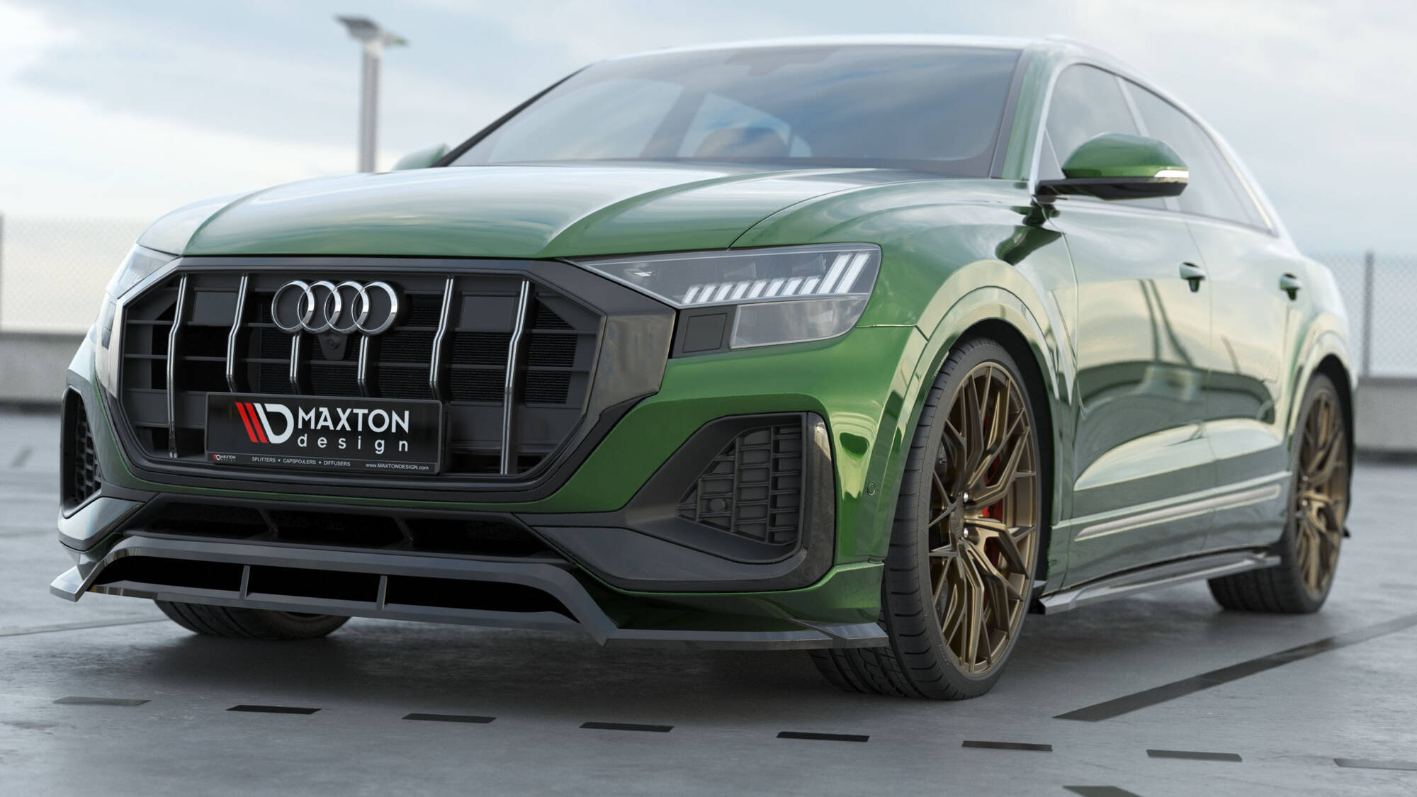 Front Splitter Audi Q8 Mk1 Facelift - Image 2