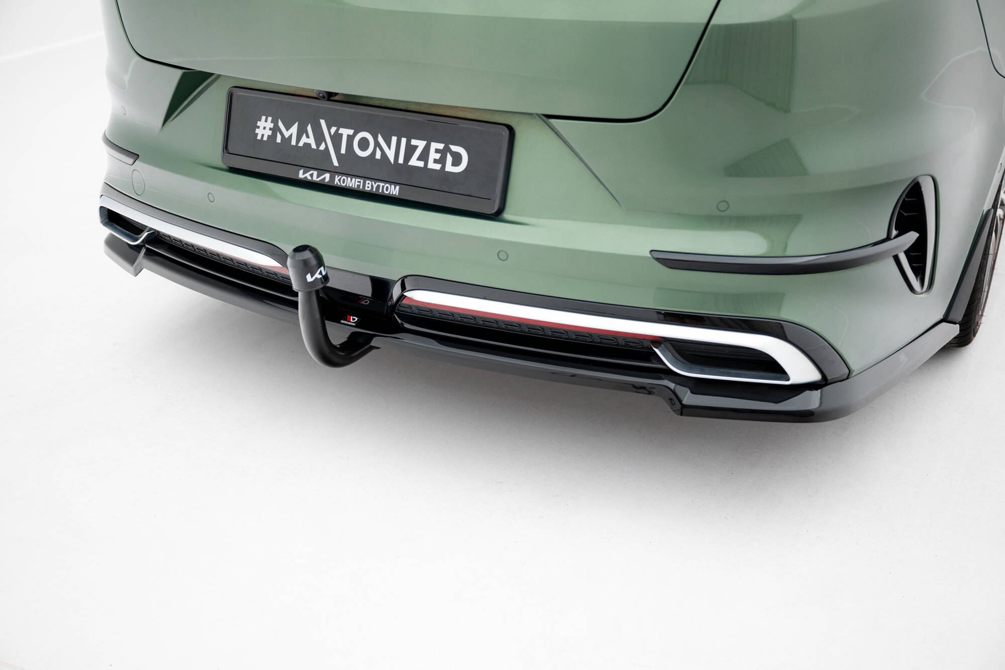 Rear Splitter (with vertical bars) Kia Proceed GT-Line Mk1 Facelift - Image 5