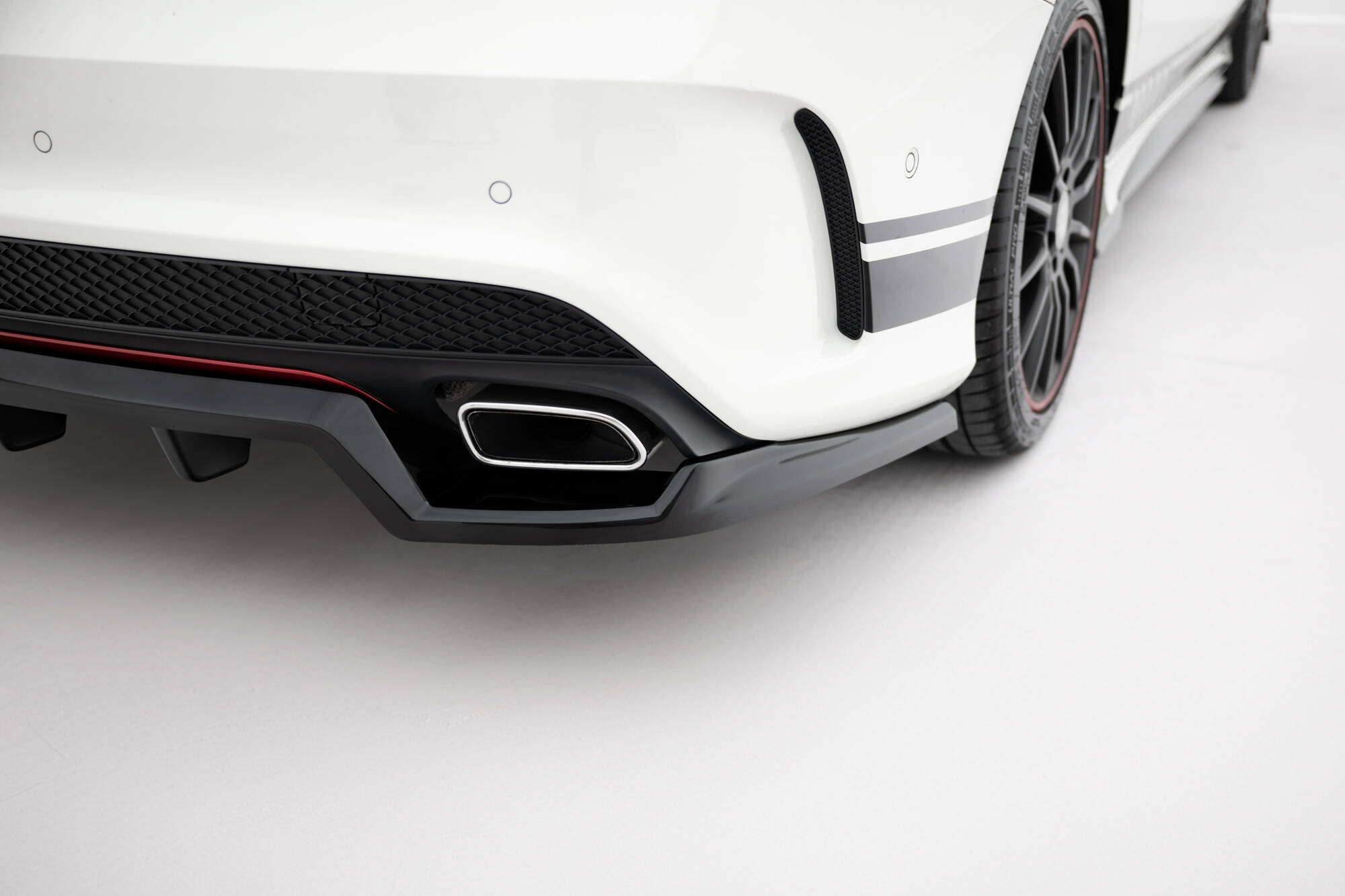 Rear Splitter (with vertical bars) Mercedes-Benz CLA AMG-Line C117 - Image 2
