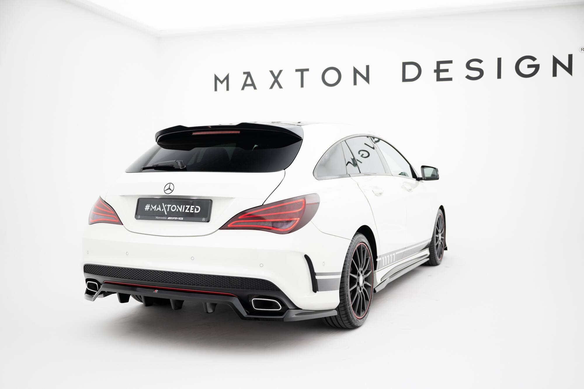 Rear Splitter (with vertical bars) Mercedes-Benz CLA AMG-Line C117 - Image 3