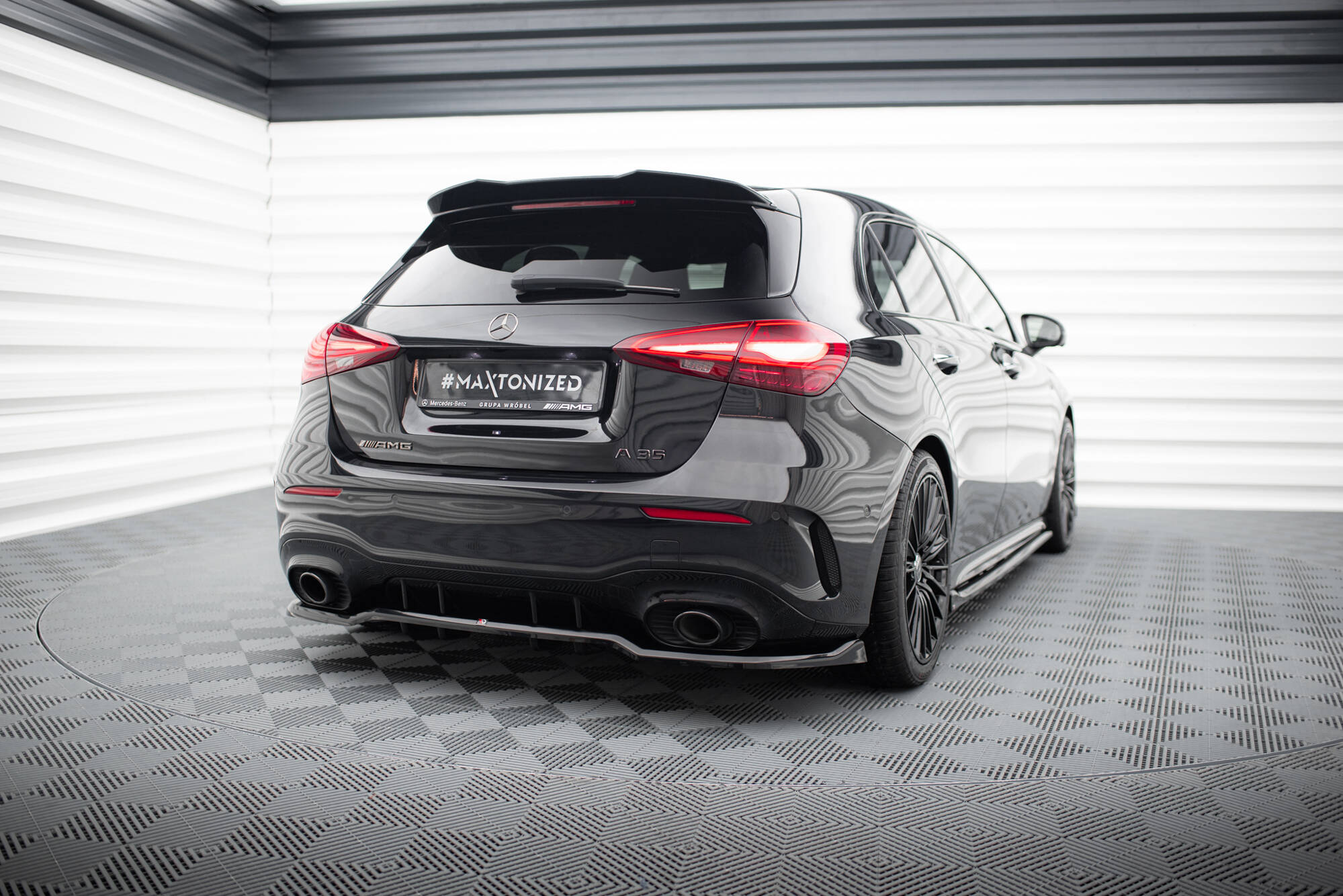 Set of Splitters Mercedes-AMG A35 Hatchback W177 Facelift - Image 7