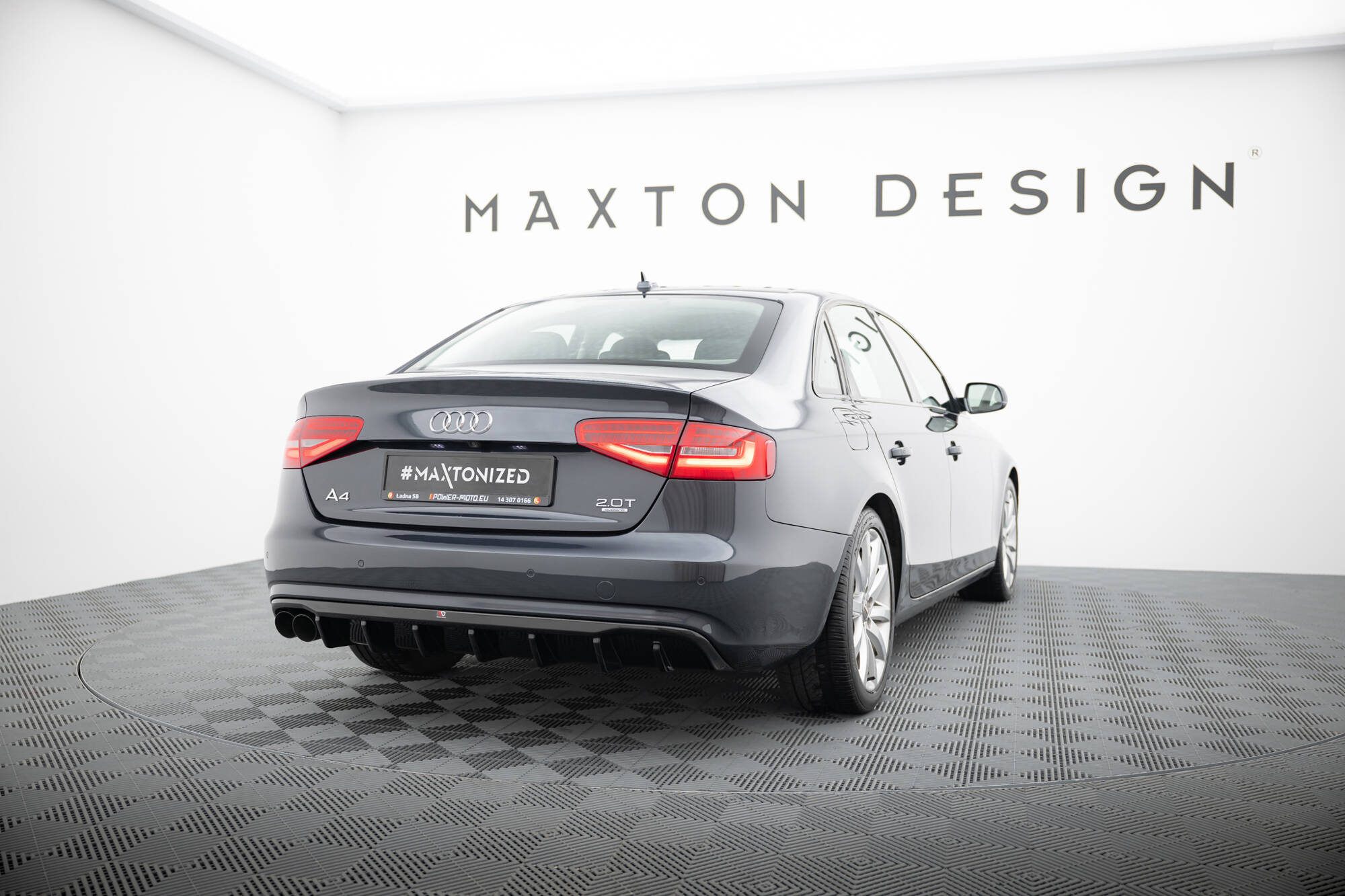 Rear Valance Audi A4 B8 Facelift (Single side dual exhaust version) - Image 2
