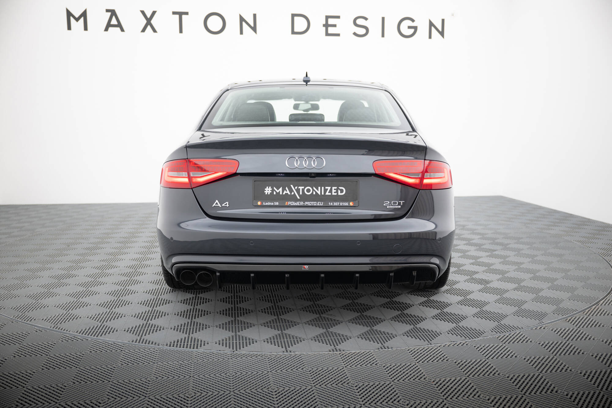 Rear Valance Audi A4 B8 Facelift (Single side dual exhaust version) - Image 4