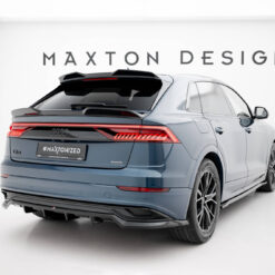 Alternative view of Rear Splitter (with vertical bars) Audi Q8 Mk1