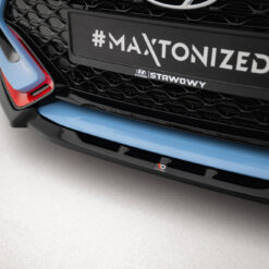 Alternative view of Front Splitter V.2 Hyundai Veloster N Mk2