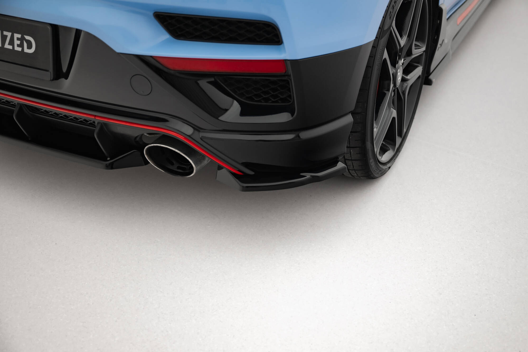 Rear Side Splitters Hyundai Veloster N Mk2 - Image 2