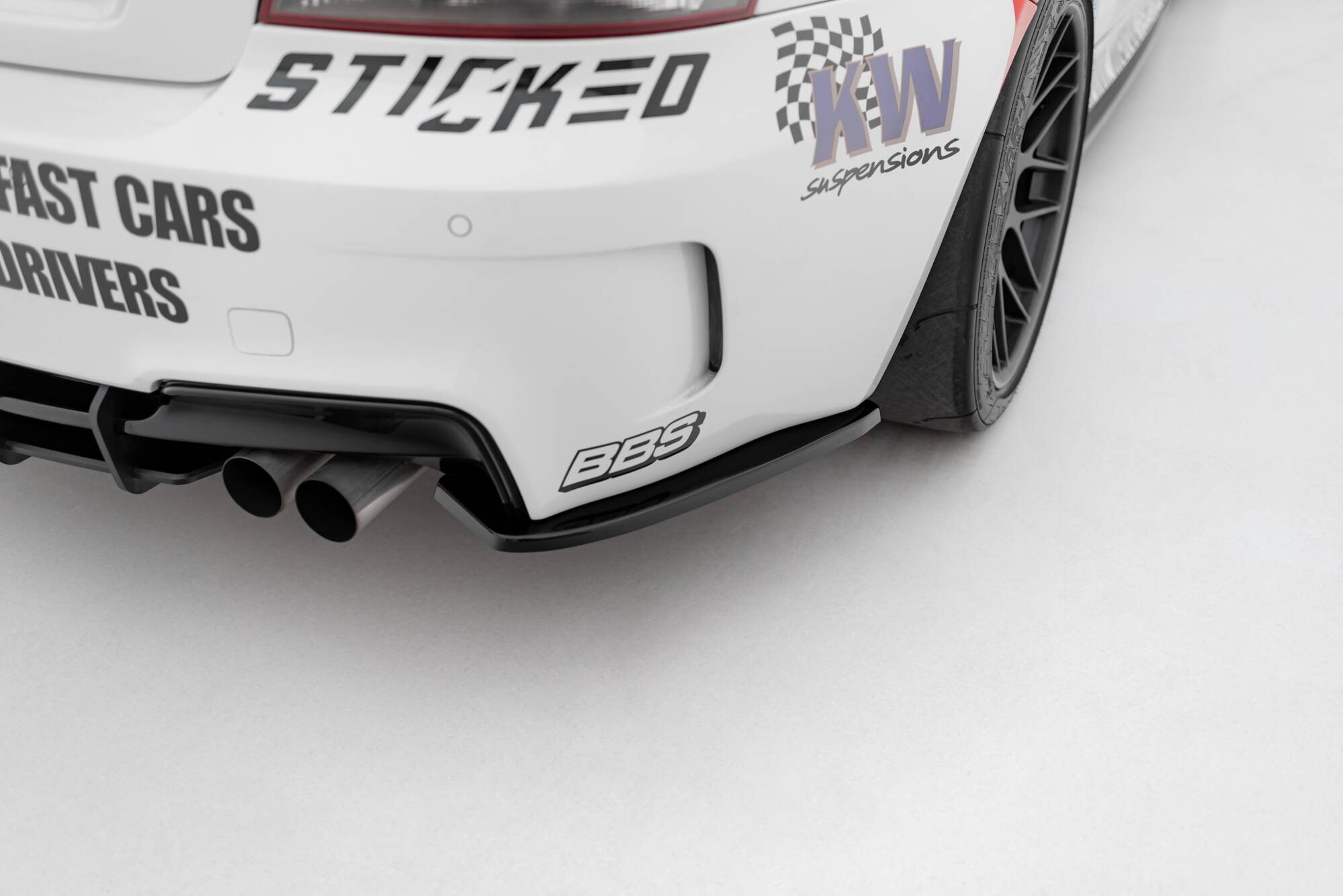 Rear Side Splitters BMW 1 M Coupe E82 - Image 3