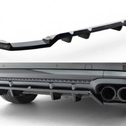 Rear Splitter (with vertical bars) V.2 Audi SQ8 / Q8 S-Line Mk1 Facelift