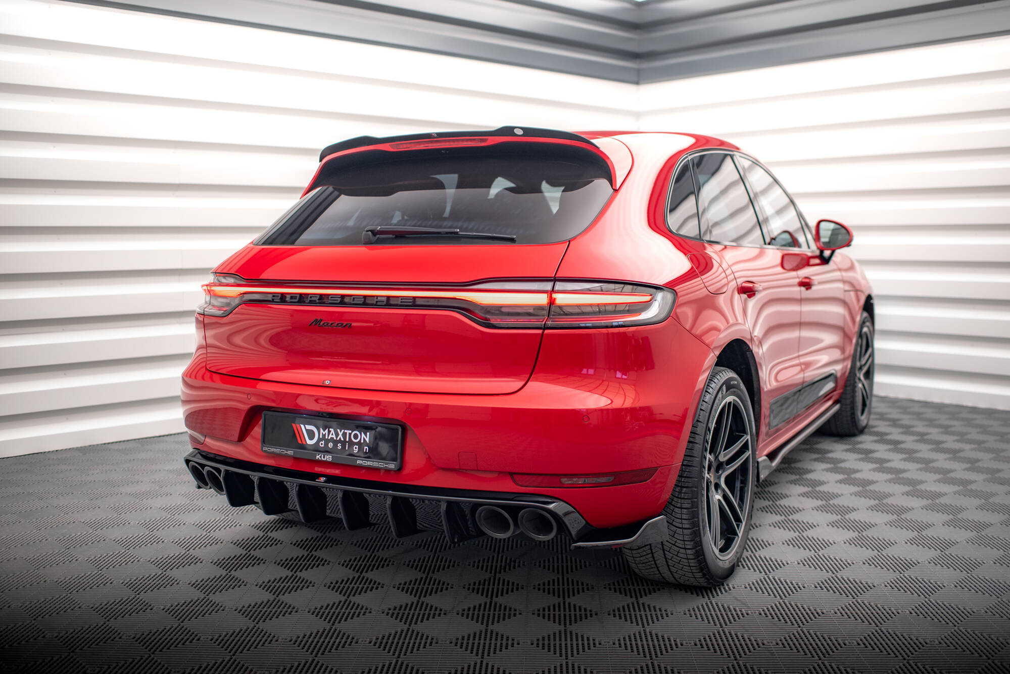 Rear Side Splitters V.2 Porsche Macan GTS / Sport Design Mk1 Facelift - Image 2