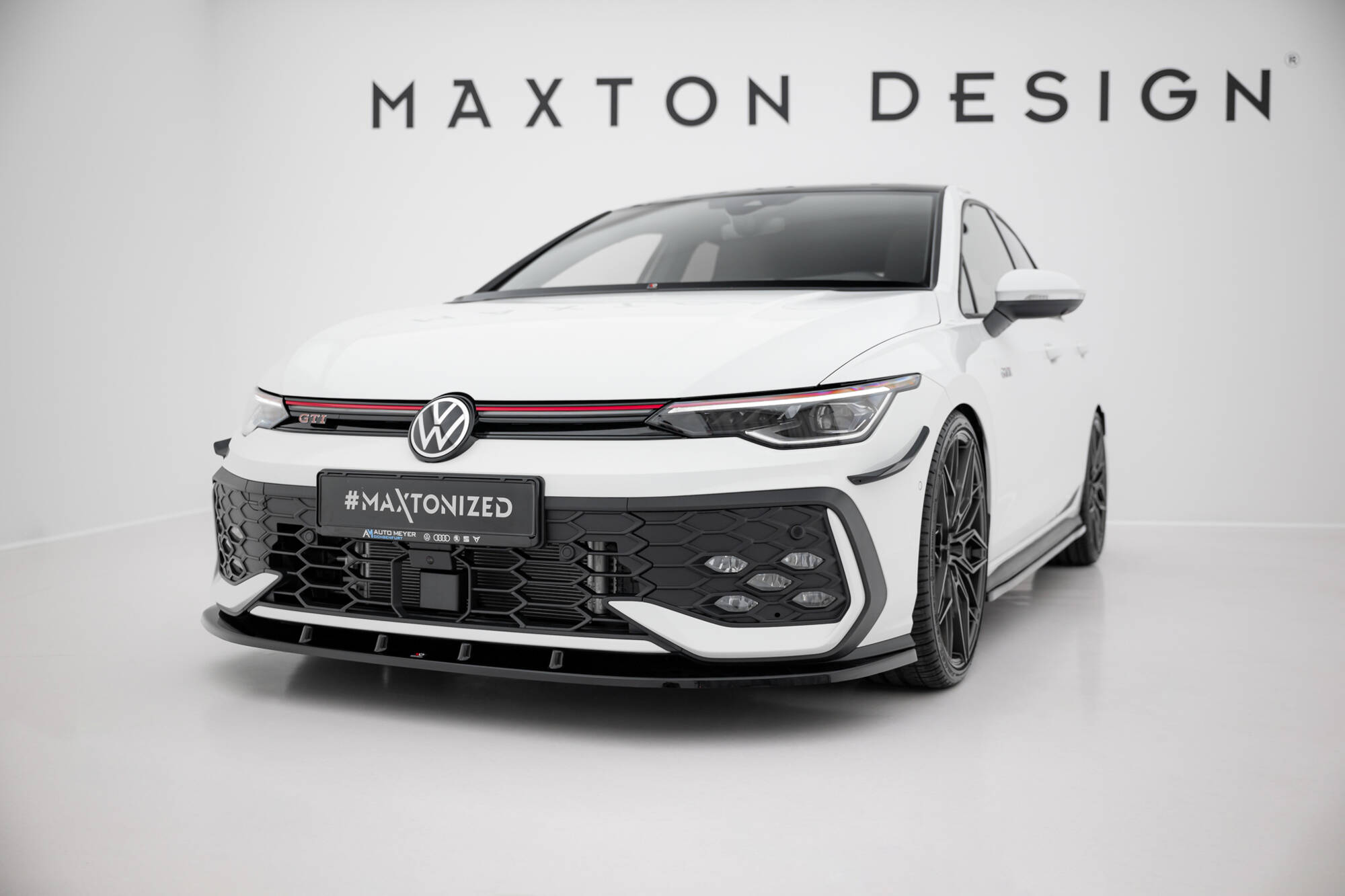 Front Splitter V.1 Volkswagen Golf GTI / GTE / R-Line Mk8 Facelift - Image 4