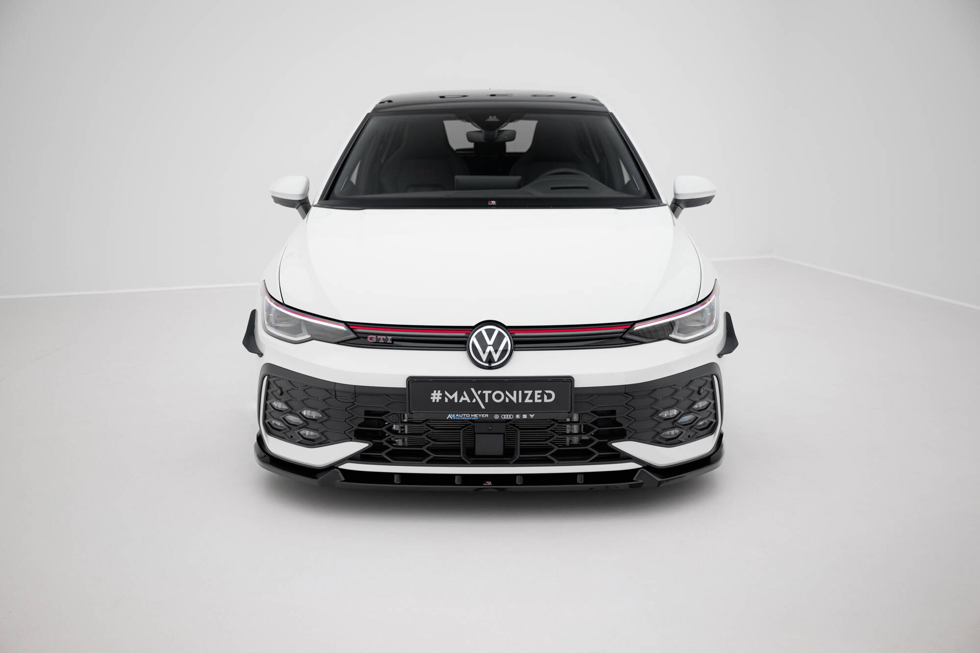 Front Splitter V.2 Volkswagen Golf GTI / GTE / R-Line Mk8 Facelift - Image 2