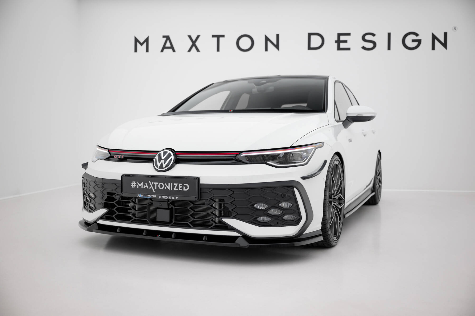 Front Splitter V.2 Volkswagen Golf GTI / GTE / R-Line Mk8 Facelift - Image 3