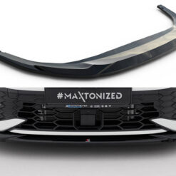 Front Splitter V.4 Volkswagen Golf GTI / GTE / R-Line Mk8 Facelift