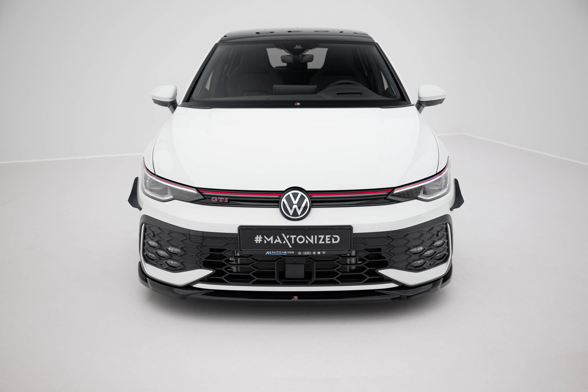 Front Splitter V.4 Volkswagen Golf GTI / GTE / R-Line Mk8 Facelift - Image 2