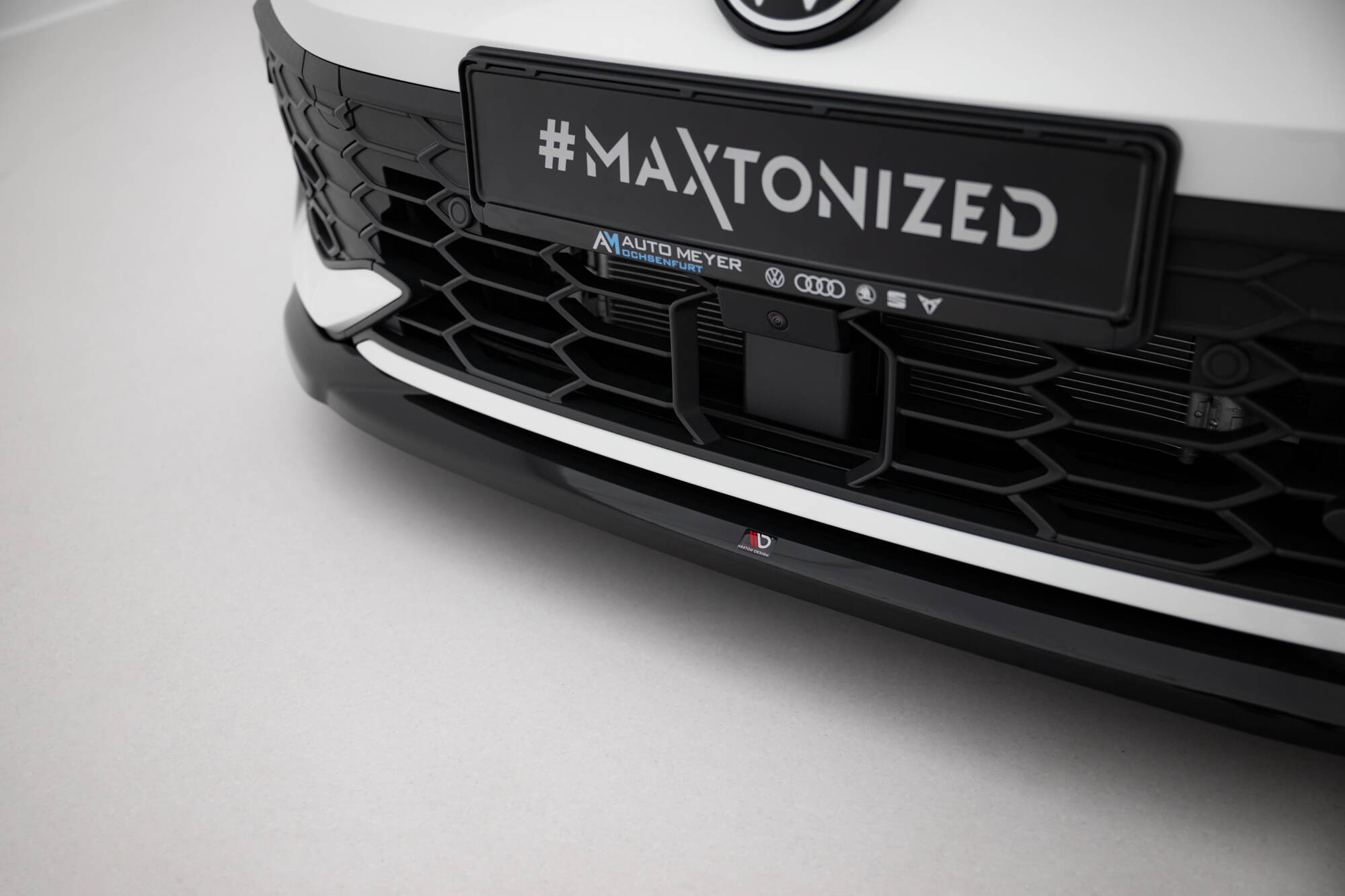 Front Splitter V.4 Volkswagen Golf GTI / GTE / R-Line Mk8 Facelift - Image 3