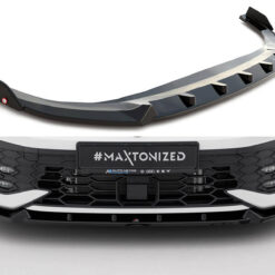 Front Splitter V.2 + Flaps Volkswagen Golf GTI / GTE / R-Line Mk8 Facelift